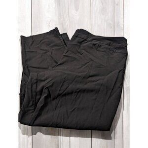 Valerie Stevens Black Plus Size Pants 24W 24 W Stretch Rayon Blend 4 Pockets